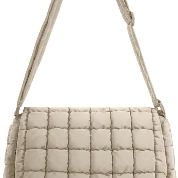 Handbags - Lightweight Crossbody Bags for Women, Quilted Puffer Cross body Purse with Adjus